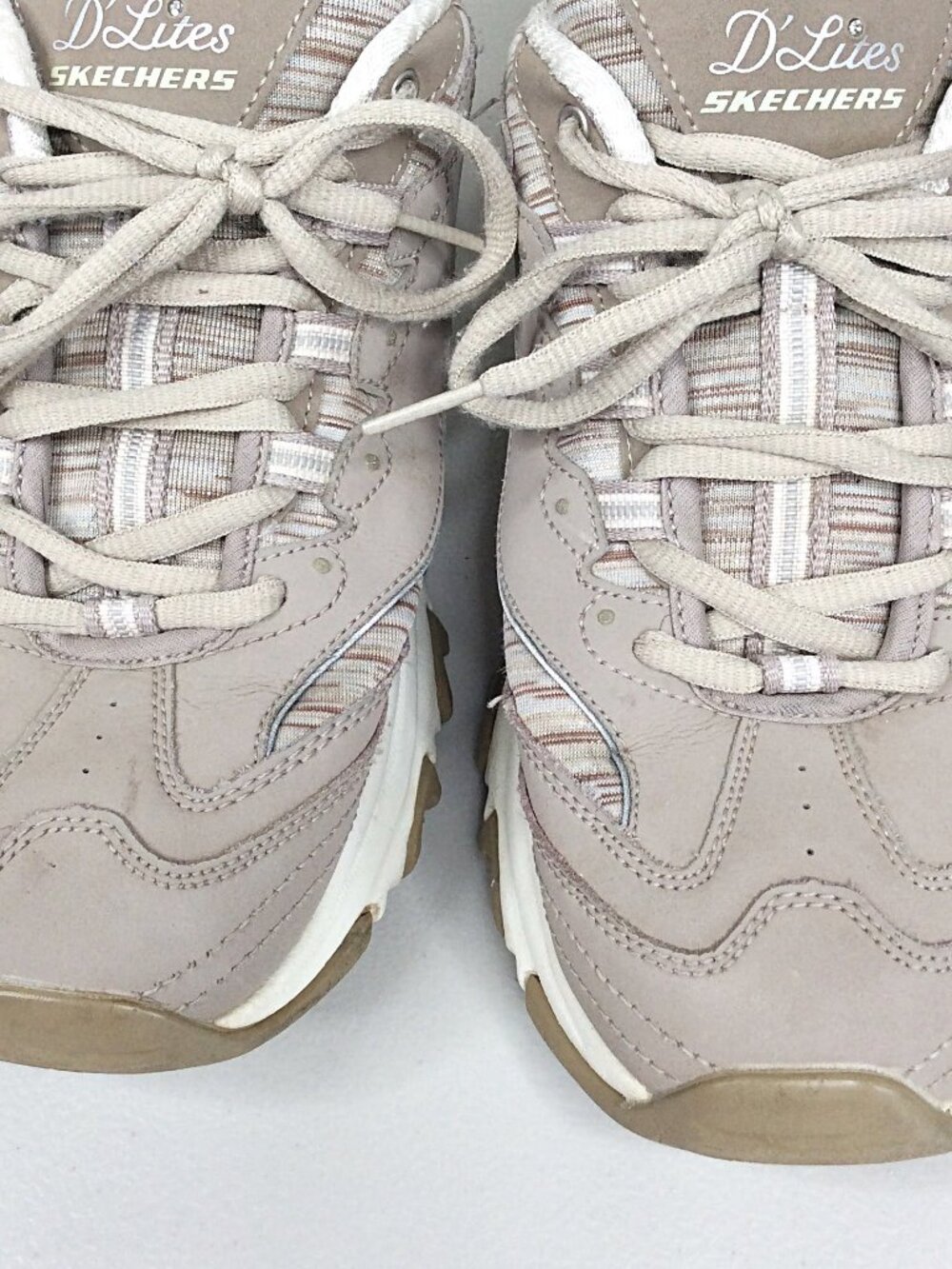 Skechers D'Lites Sneaker Shoes Women's Size 10 Taupe 11978W - Picture 4 of 11